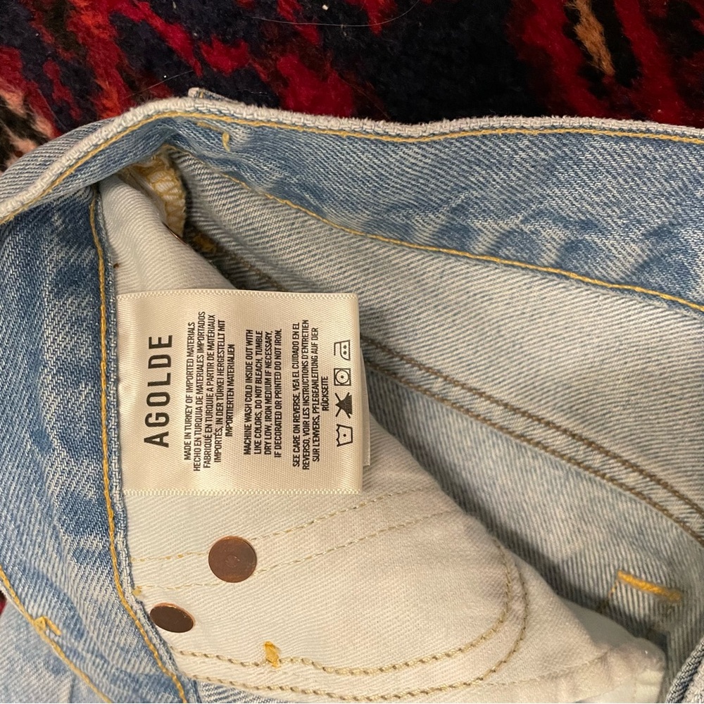 AGOLDE Parker Vintage Cut Off Shorts - Picture 5 of 7